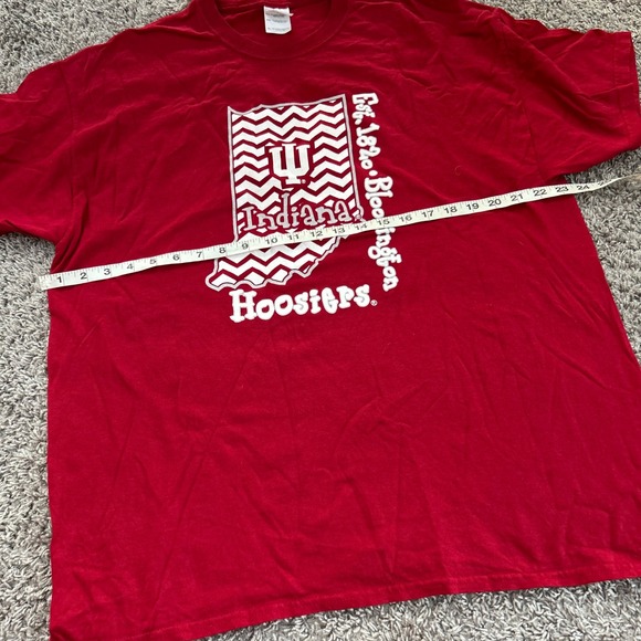 Indiana‎ Hoosiers T Shirt Mens XL Red Est 1820 Bloomington College - Picture 6 of 7